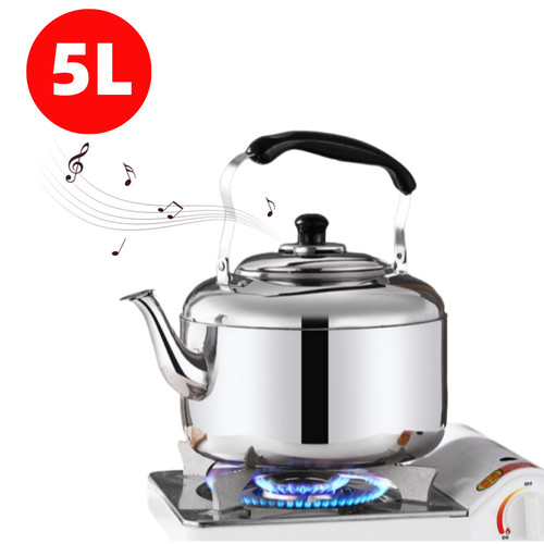 Whistling kettle stainless - 5l,
