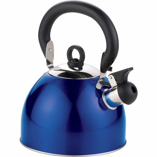 Blue stainless steel whistling - stainless,