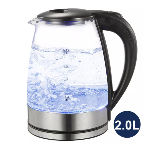 Glass electric kettle fast - kettle, 2l