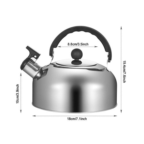 Whistling tea kettle - whistling, 3l