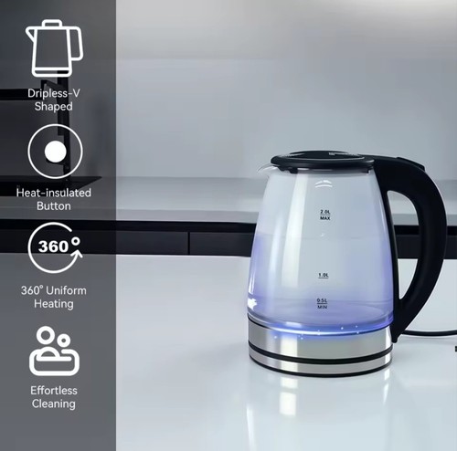 Electric kettle fast glass - kettle,