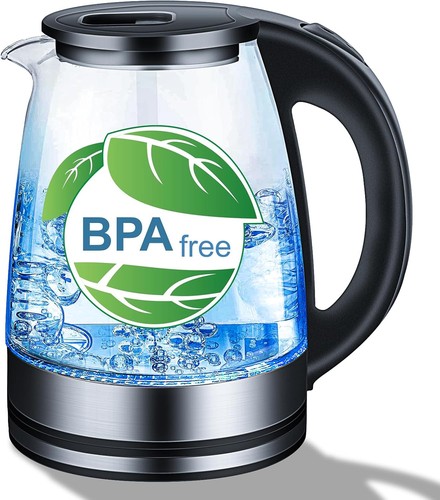 Electric kettle fast - 2l, glass