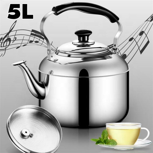 Large whistling kettle - 5l,