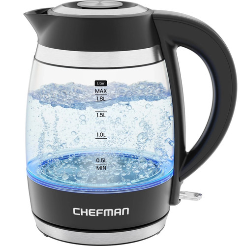 Chefman electric kettle - electric, 1.8l