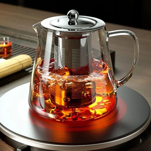 Glass teapot borosilicate - teapot,