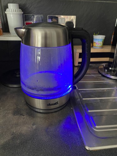 Premium glass kettle 7l - glass, 1.7l
